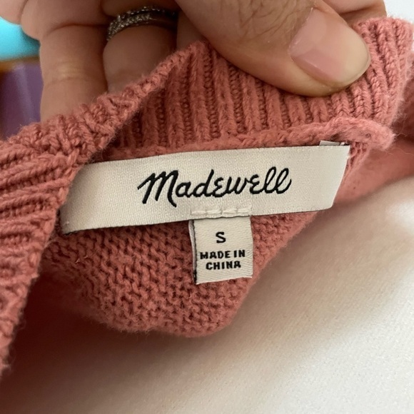 Madewell Double-V Pullover Sweater | Size Small - Picture 9 of 11